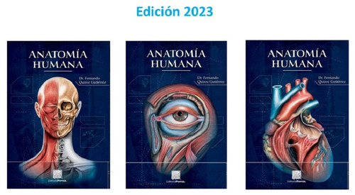 Anatomía Humana Tomo 1-3/ Fernando Quiroz Ed Porrúa