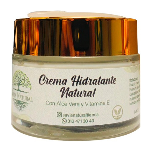 Crema Hidratante Natural -50g - g a $600