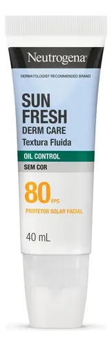 Neutrogena Derm Care Oil Control Sem Cor FPS 80 40ml
