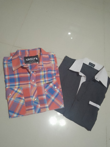 2 Camisas Manga Corta 