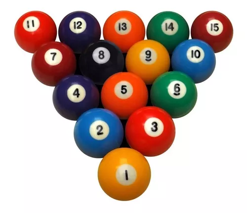 02 Jogos De Bolas Numeradas 50mm/ Bilhar/ Sinuca/ Snooker