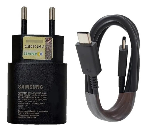 Imagem 2 de 6 de Carregador Samsung 45w Super Turbo Tipo C Rápido Original