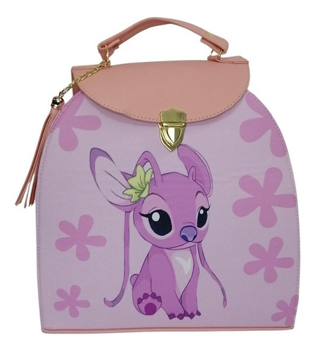 Bolsa Mochila Angel Lilo & Stitch 3 En 1