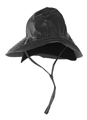 Mil-tec Sudoeste Sombrero De Lluvia Negro Talla Xl.