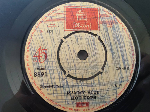 Vinilo Single De Hot Tops Honey Honey (q150