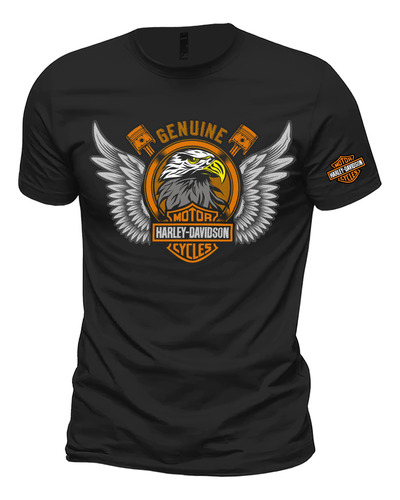 Playera Harley Genuine Cuello Redondo