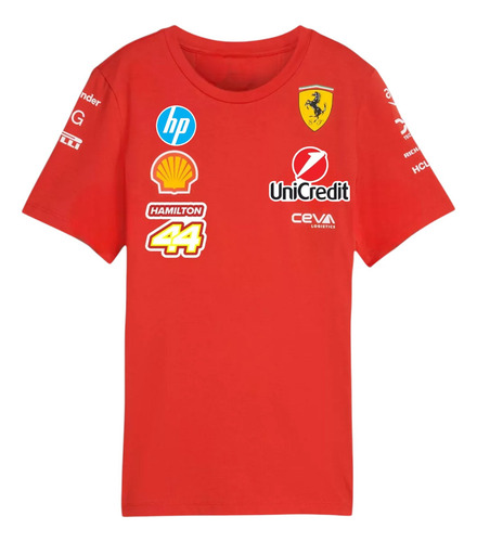 Playera L. Hamilton Scuderia Ferrari Caballo F1