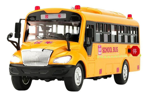 Anriy Juguetes Modelo De Autobús Escolar Sonidos Y Luces