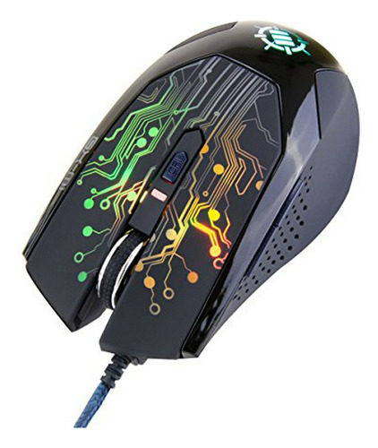 Mejore El Mouse Para Juegos Gx-m1 Con 3500 Dpi, Sensor Óptic