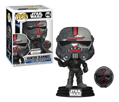 Funko Pop! & Pin: Star Wars: Across The Galaxy - Hunter #446