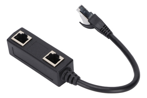 Divisor De Cable Ethernet Rj45, Adaptador De 1 A 2 Puertos H