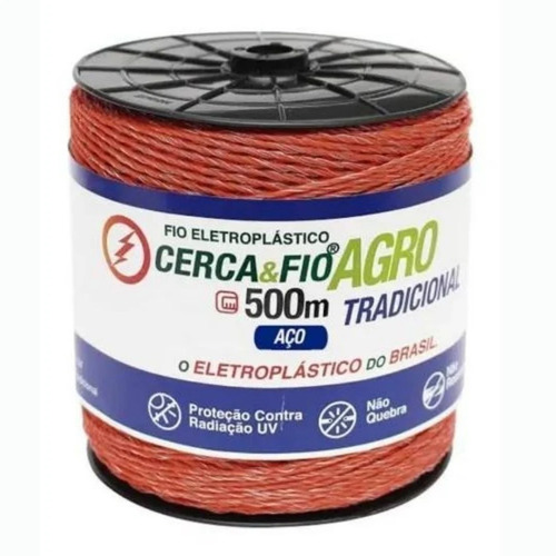 Fio Eletroplástico Cerca E Fio Elétr.agro 15x6 500m-igecast