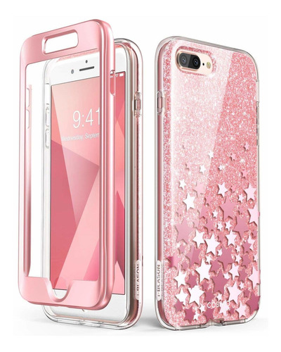 78pluscosmov2sp Cosmo Glitter Clear Bumper Case Para  8...