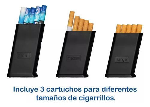 Encendedor De Antorcha Recargable Con Estuche P/ Cigarrillos