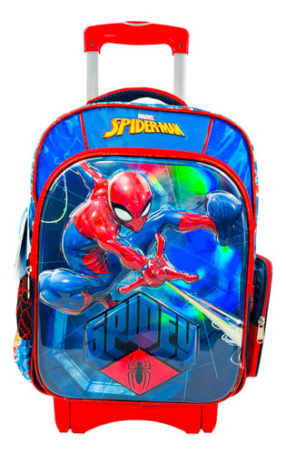 Mochila Lonchera Y Lapicera Spiderman Original Primaria M3