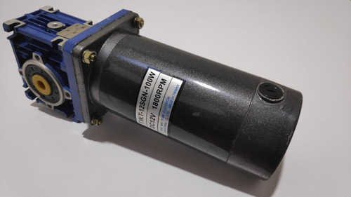 Motor 100w 22rpm Con Worm Speed Reducer 12vdc