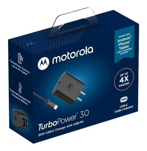 Cargador Motorola Turbopower 30w Usb-c