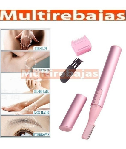 Afeitadora Precicion Led Barba Nariz Cejas Bigote