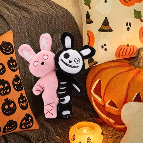 Peluche Conejo De Dos Cabezas 28 Cm – Decoración Y Compañía Para Niños Y Adultos