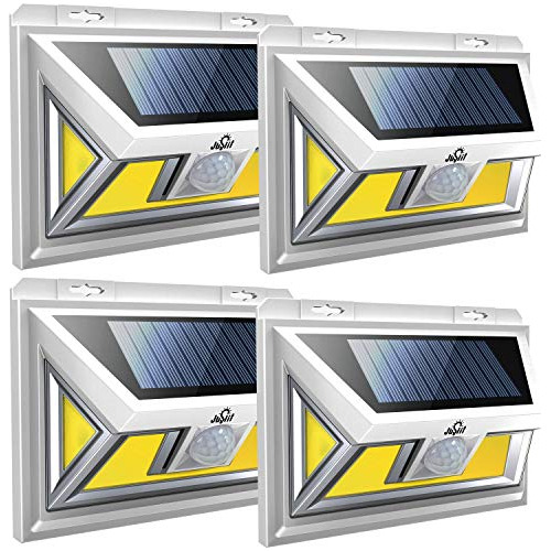 Luces Solares Exteriores, 144 Led, Luz Sensor De Movimi...