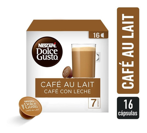 Imagen 1 de 1 de Cápsulas Café Con Leche Aulait Nescafé Dolce Gusto Capsuland
