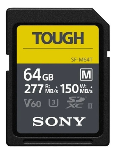 Sony Tarjeta De Memoria Sdxc Tough 64gb Uhs-ii 277mb/s