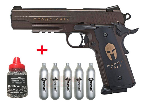 Pistola Sig Sauer Spartan + Municiones + Tanques De Co2