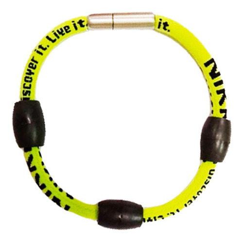 Nikken Kenko Powerband Brazalete 19cm Triphase Amarillo