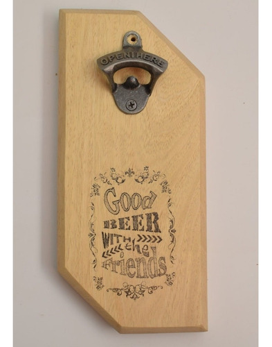 Destapador De Cerveza Imantado De Pared