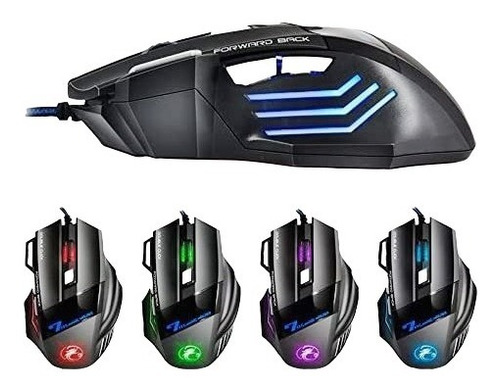 Mouse Notebook Mouse Gamer Pro X7 Mouse Optico Usb 3200 Dpi