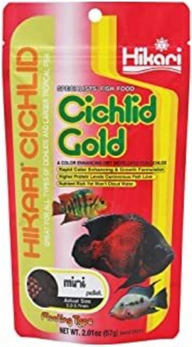 Hikari Cichlid Gold Flotante Pellets Pescado Comida, Mini