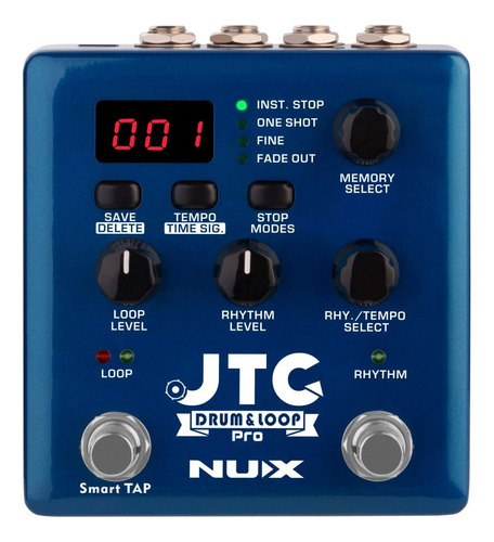 Nux Jtc Pro Drum Loop Pro Dual Switch