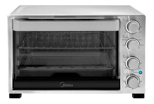 Horno Electrico Midea 32lts 1500w Acero Inox Timer Luz Cuota