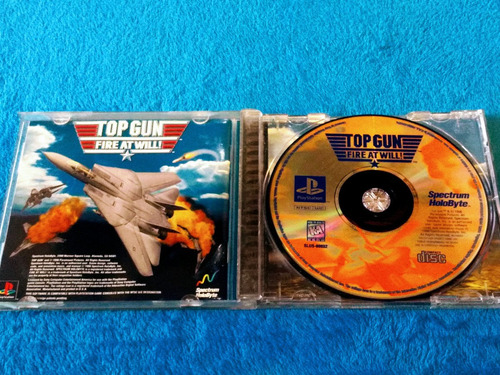 Top Gun : Fire At Will - Ps1 - Playstation 1 (Usado)