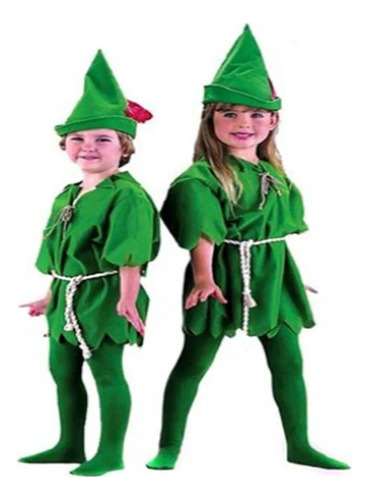Disfraz De Peter Pan Para Cosplay De Halloween Para Niños