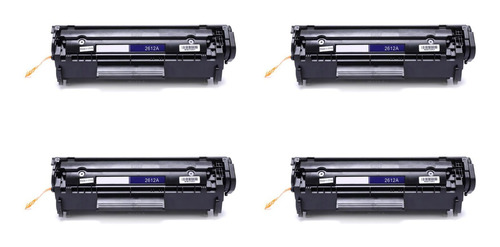 4 Toner 12a Q2612a Compatível 1010 1015 1018 1020 1022