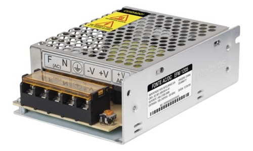 Fonte Chaveada Aut Ac/dc 12,8v/5a Efm 1205 Intelbras