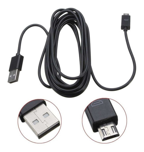 Sony Ps4 Micro Usb Cable Para Control (1.8m)