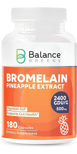 Balance Breens - Suplemento De Extracto De Piña De Bromeli.