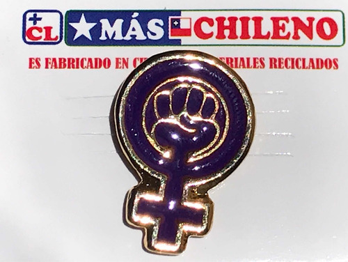 Imagen 6 de 10 de Pin Feminista ( Poder Femenino ) Feminismo Pin Morado