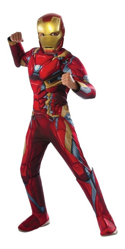 Disfraz Ironman - Iron Man-talle S, M, L Con Musculos