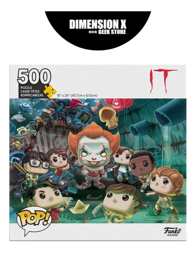 Pop! Puzzle It Chapter One Pennywise - 500 Pzs Rompecabezas