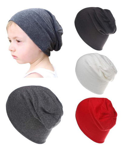 Gorro Qandsweet Para Bebés Y Niños Pequeños, De Punto Fresco