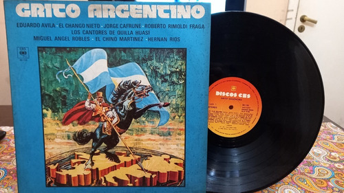 Grito Argentino Eduardo Avila Cafrune Lp Vinilo 1982 Nm