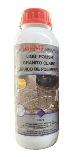 Polidor Liqui Polish Mármore Granito Akemi Cor Claro 1,0l