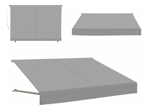 Toldo Completo Impermeável 2,50 X 3,00 Com Braço 2,00 Metros