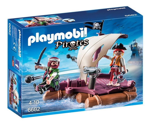 Todobloques Playmobil 6682 Piratas Balsa Pirata !!