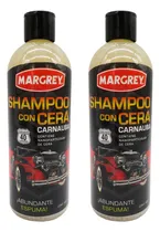 Comprar 2 Shampoo Con Cera Autos Y Motos 1lt Alta Espuma Margrey