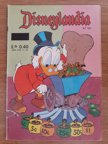 Cómic Disneylandia Año 3 Número 101 Editora Zig Zag 1964