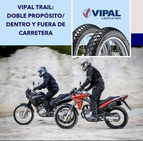 Vipal Tr300 110/80-18 Premium Doble Propósito Usa Cámara